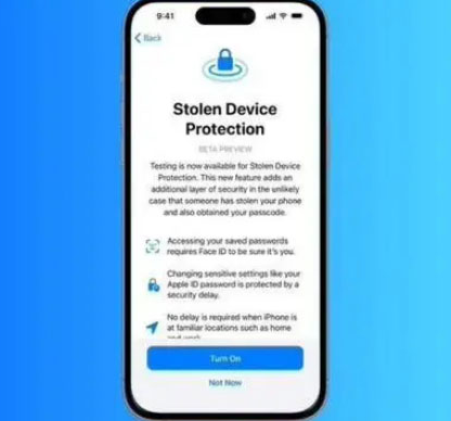 迎江苹果授权维修店分享被盗设备保护功能开启方法