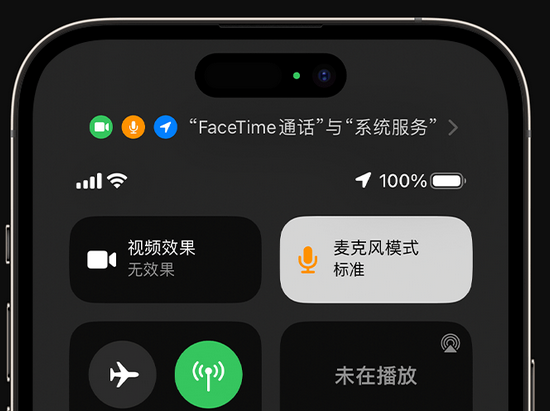 迎江苹果授权维修网点分享iPhone在通话时让你的声音更清晰 