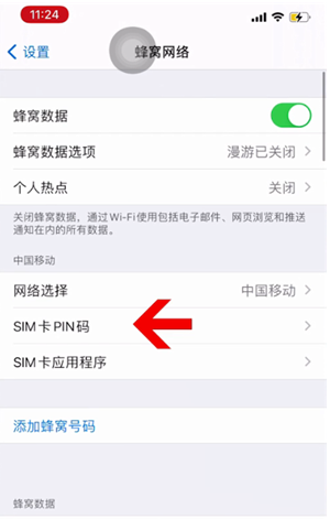 迎江苹果14维修网分享如何给iPhone14的SIM卡设置密码 