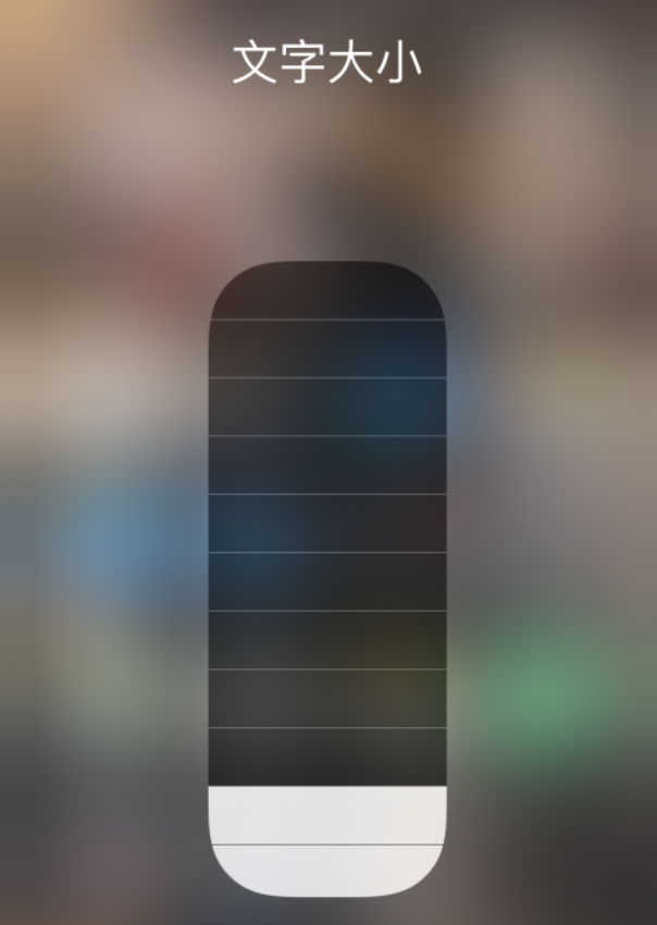 迎江苹果手机维修分享小技巧：在 iPhone 控制中心快速调节字体大小 